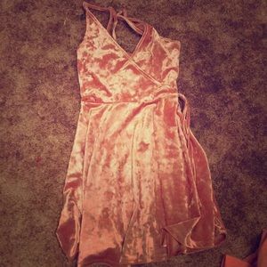 Crushed Velvet Dress